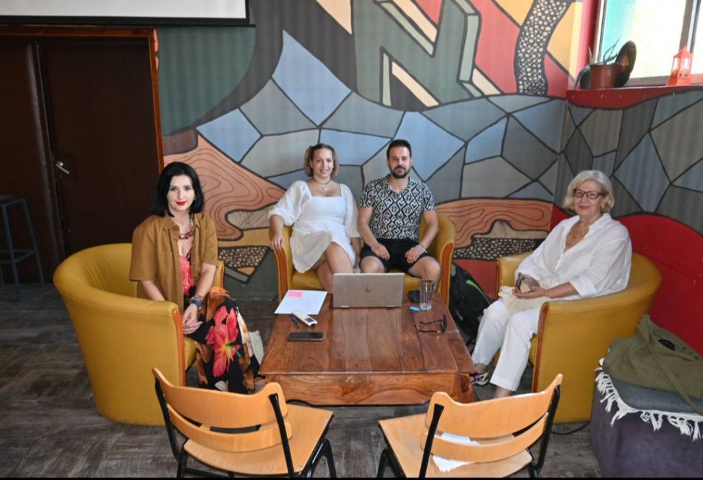 Mustafa Stupac i Monika Bazin, predstavnici OKC Abrašević